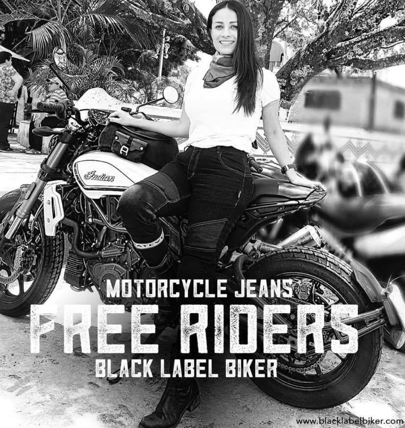 Pantalon Black Label Biker Baja 1000 Mujer