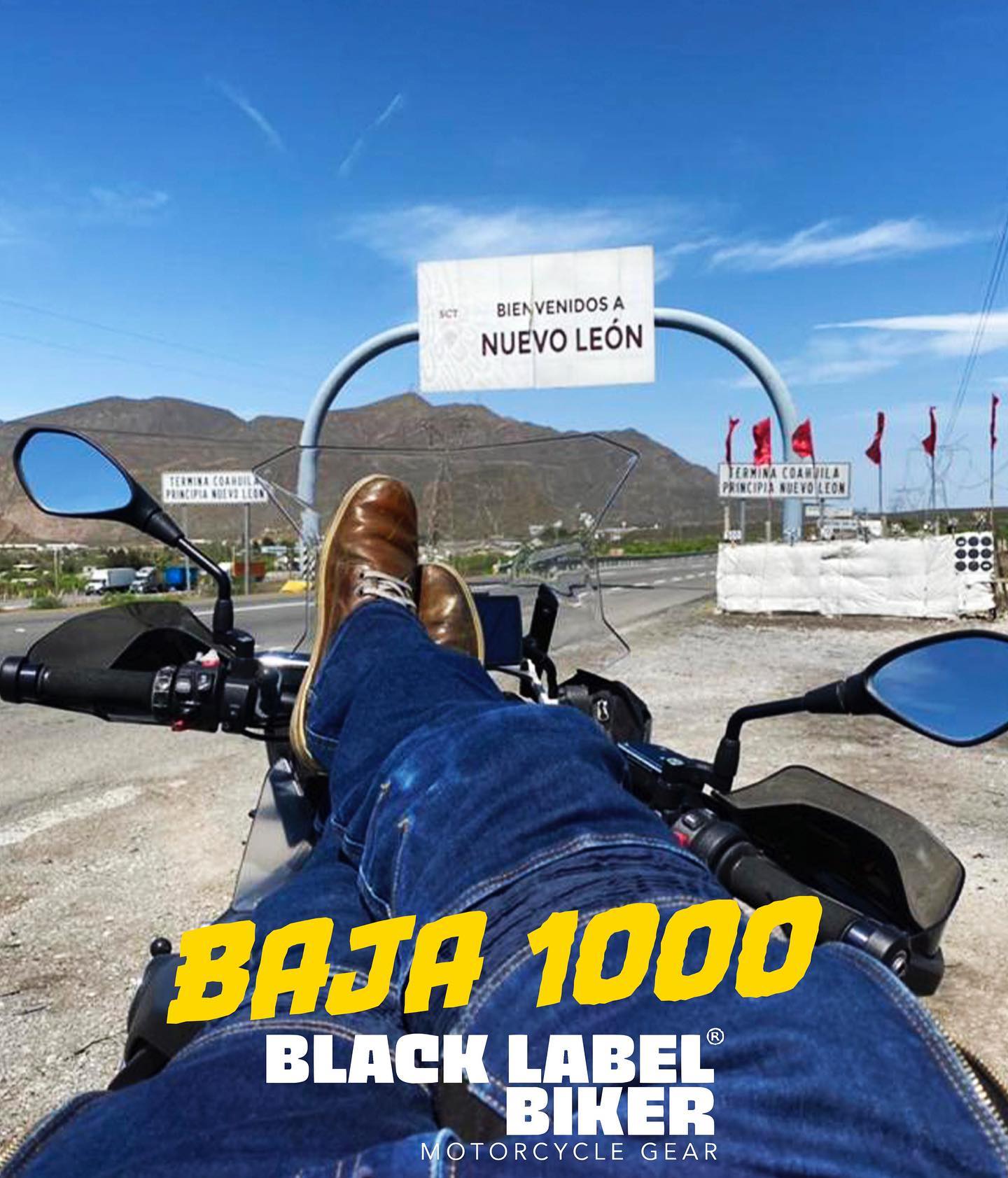 Pantalon Black Label Biker Baja 1000