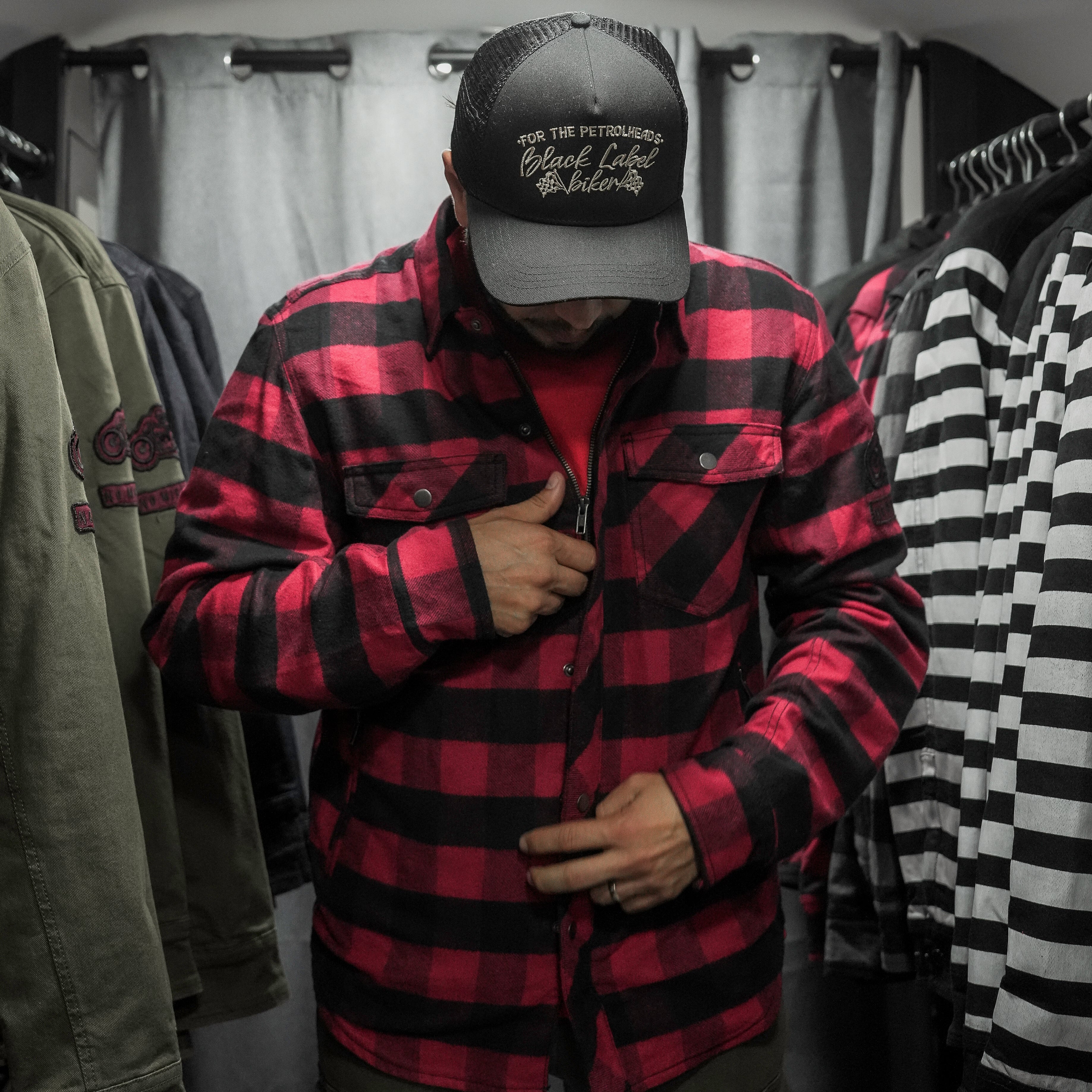 Chamarra Pastrana con DuPont™ Kevlar® – Black Label Biker