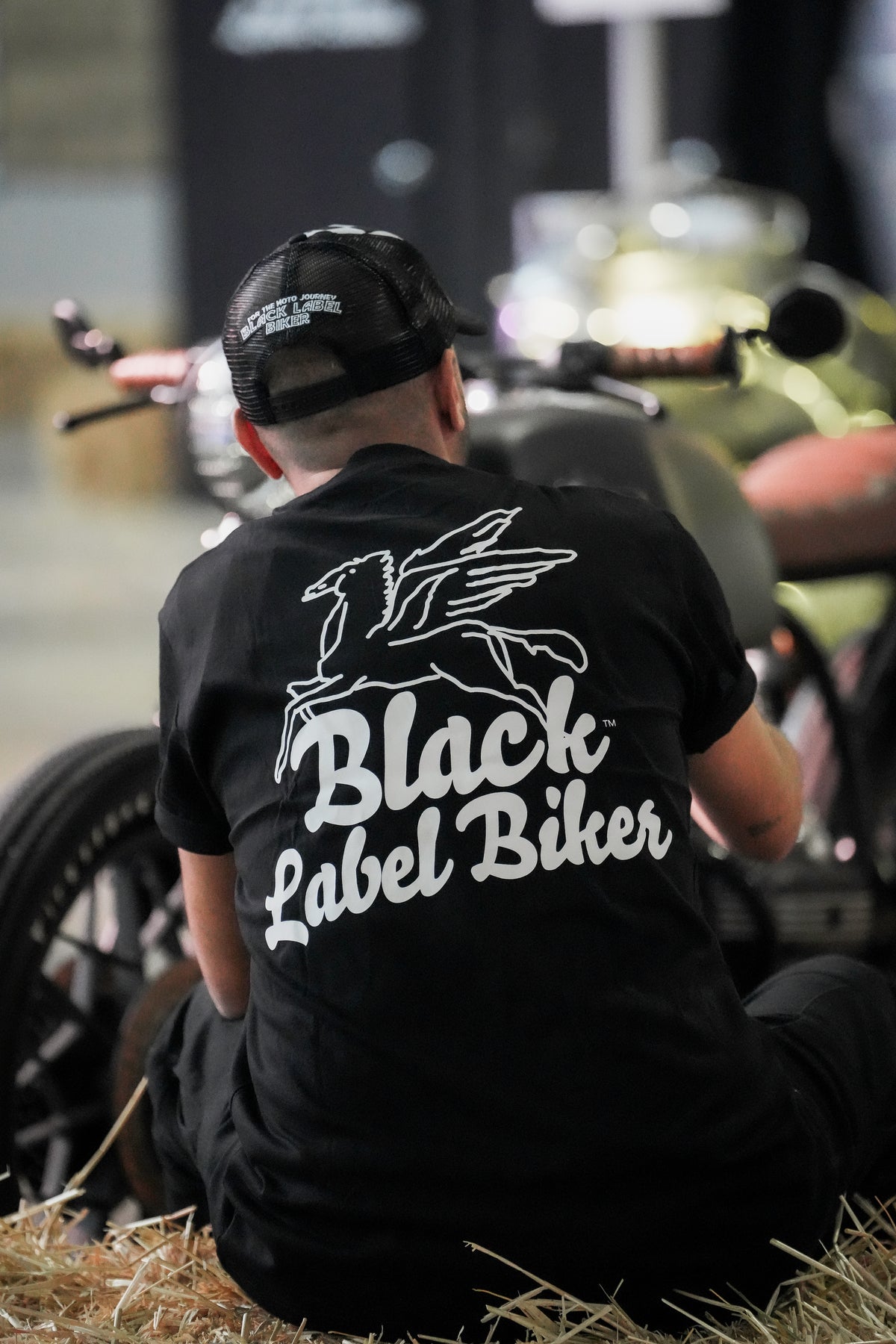 Pegasus Black Short Sleeve T-shirt