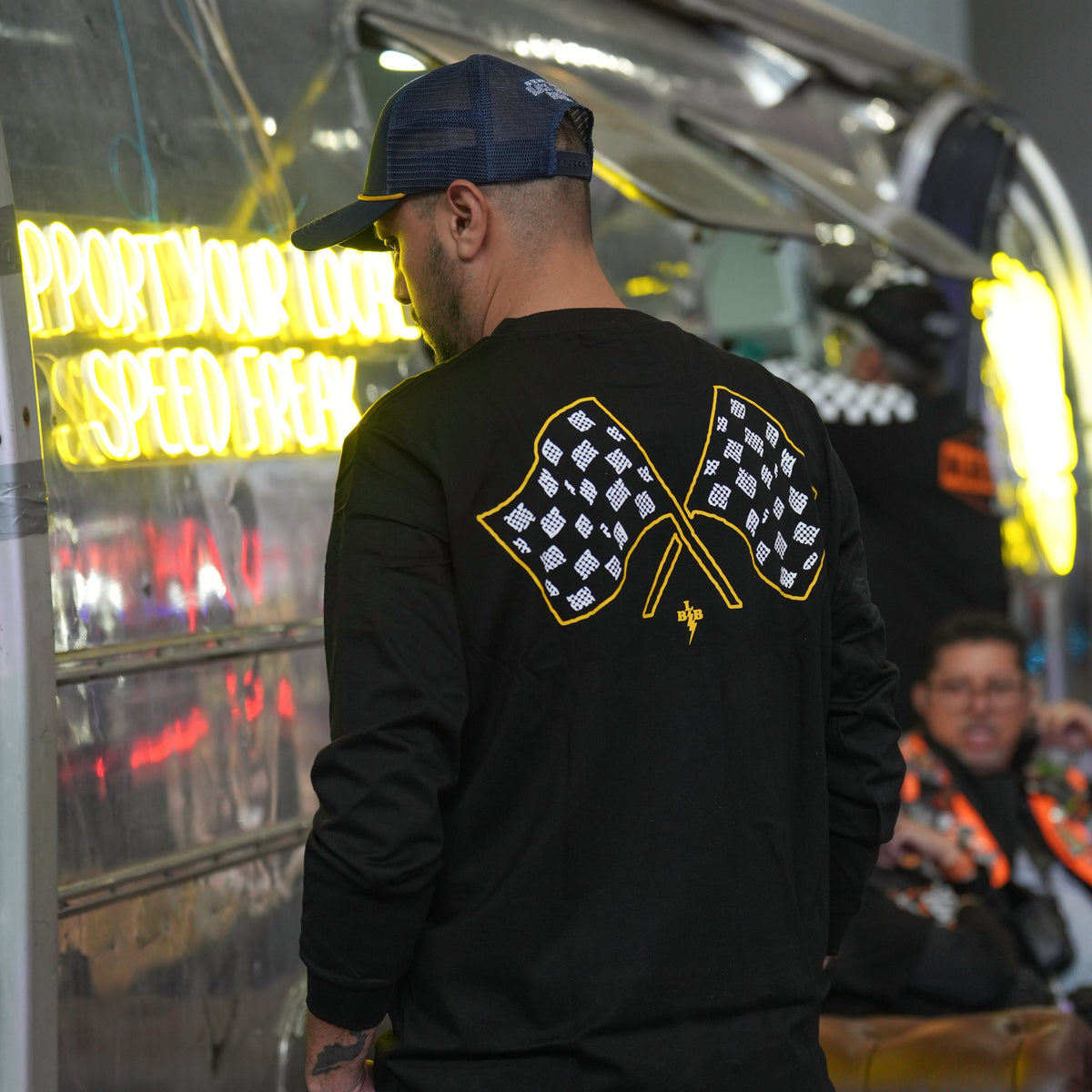 Petrolheads Club Long Sleeve Black T-Shirt