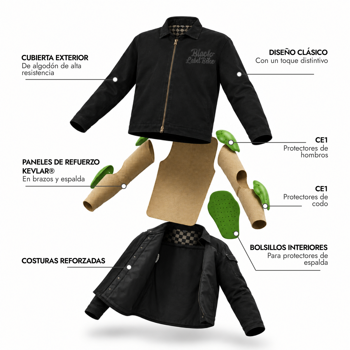 Chamarra Pegasus con Kevlar®