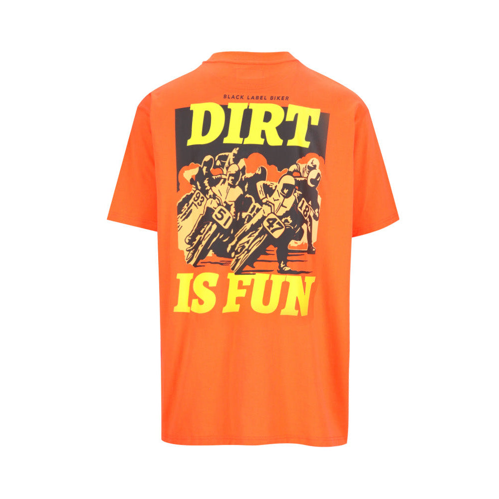 Dirt Short Sleeve Orange T-Shirt