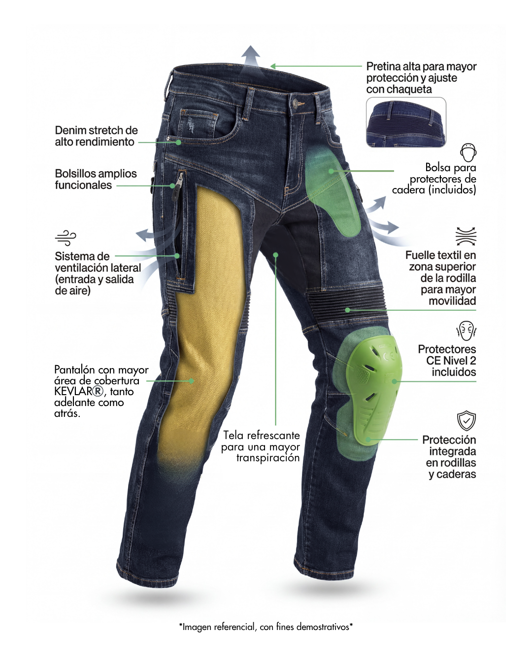 Pantalón Baja 1000 con DuPont™ Kevlar®