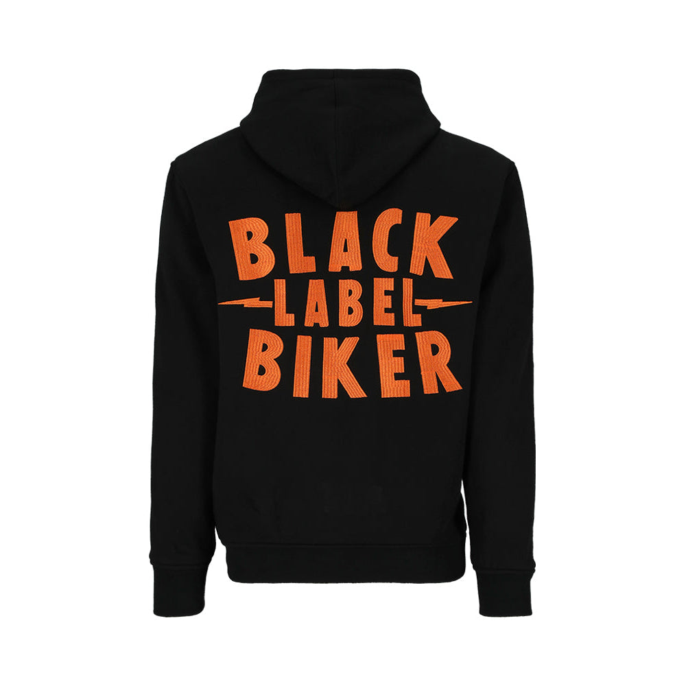 Sudadera Knievel BLB en Negro con Naranja con DuPont™ Kevlar®