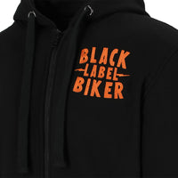 Sudadera Knievel BLB en Negro con Naranja con DuPont™ Kevlar®