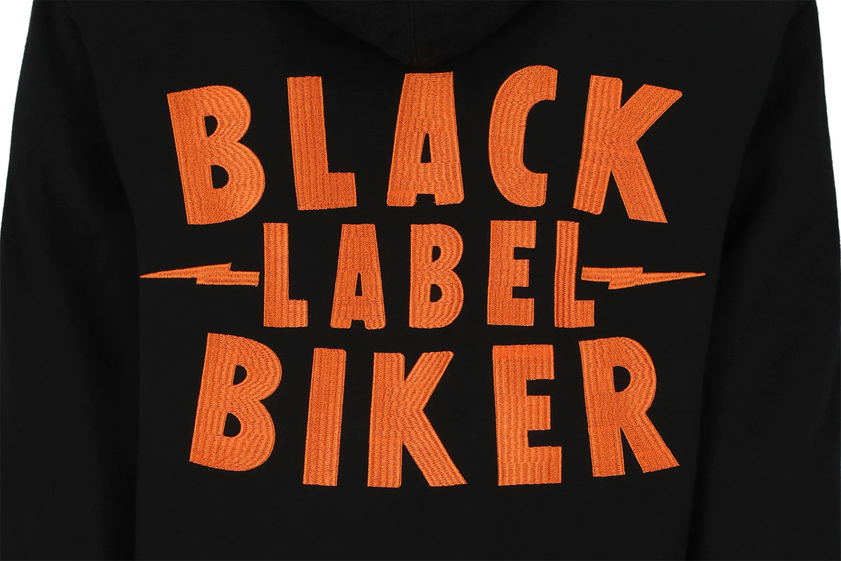 Sudadera Knievel BLB en Negro con Naranja con DuPont™ Kevlar®