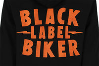 Sudadera Knievel BLB en Negro con Naranja con DuPont™ Kevlar®