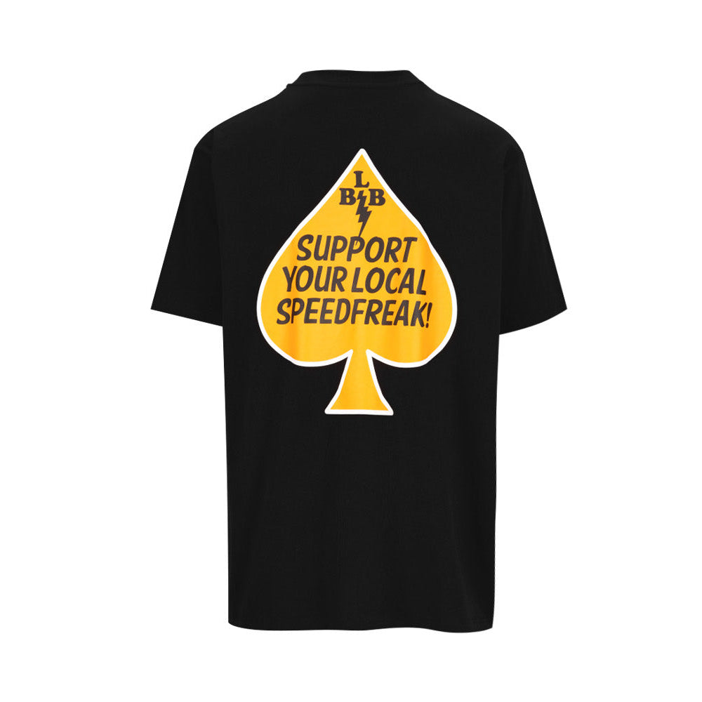 Pine Yellow Short Sleeve T-Shirt Black