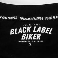 Playera The Moto Journey Manga Larga Negra