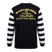 Playera The Moto Journey Manga Larga Negra