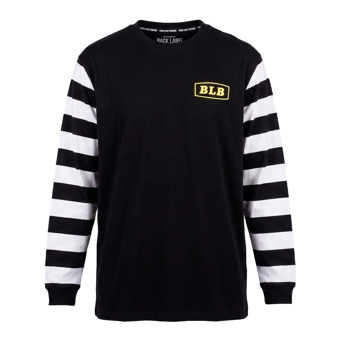 Playera The Moto Journey Manga Larga Negra
