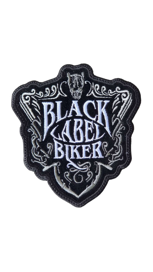 Parche bordado Black Label Biker